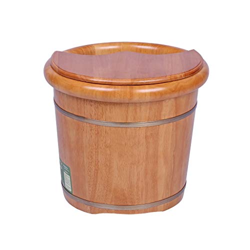 Masajeador de pies spa madera BABYCE con cubierta
