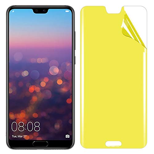 MEMETI Protector de pantalla para Huawei P20 Screen Protector TPU Full Coverage frontal pelcula protectora