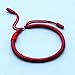 LAMIBEE Original Tibetan Bracelet Black Red and Multicolor Buddhism Handmade Knot Lucky Rope Bracelet Friendship and Couple Bracelet (Dark Red Protection)