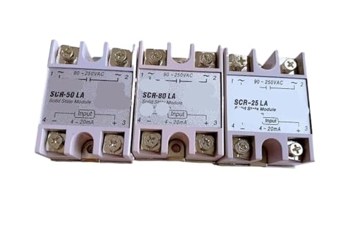 Relais statique SCR-25LA de contrôle 4-20 mA vers AC 90-250 VCA pour régulation de puissance