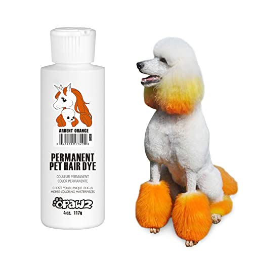 OPAWZ Permanent Dog Hair Dye, Pet Hair Dye Safely Used by Grooming Salons for a Decade, Pet Safe Dye Lasts Over 20 Washes, Bright Color for Dogs and Horses...