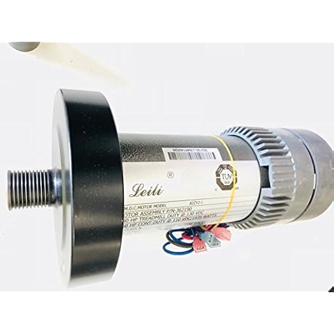 H.F Exchange DC Drive Motor with Flywheel 130VDC, 1939watts, 2.8hp Powerful Duty Permanent Magnet Smooth Operation Easy Replacement Treadmill Motor P/N 378730 Work with Nordic-Track T 6.7 S Cover