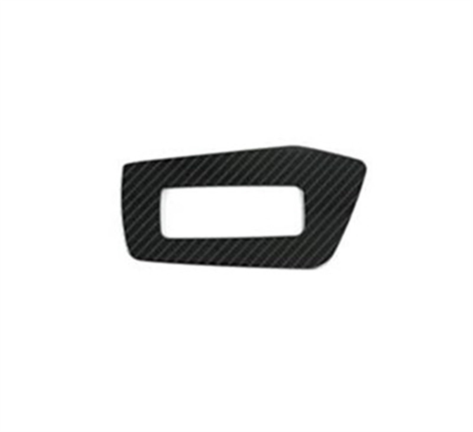 Yeskit Carbon Fiber Color Car Styling Interior Accessories Headlight Switch Frame Decoration Cover Trim For Audi A6 C8 2019 2020 2021 2022 Lhd(Carbon Fiber Color)