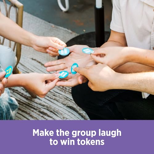 You Laugh You're Out [A Party Game with Hilarious Charades Family Card Games for Adults & Teens, 125 Prompt Cards Fun for Family Game Nights, Gatherings, & Parties Ages 14+] - Thumbnail 7