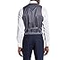Perry Ellis mens Slim Fit Separate (Blazer, Pant, and Vest) business suit vests, Blue Vest, X-Large US