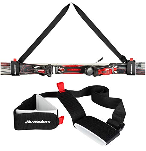 Ski Straps for Carrying Strap Shoulder Carrier Ski Accessory Snow Gear Lash Handle Thick and Strong Strap Closing and Cushioned Foam for Protection from Scratches Ski Straps for Carrying Strap Shoulder Carrier Ski Accessory Snow Gear Lash Handle Thick and Strong Strap Closing and Cushioned Foam for Protection from Scratches