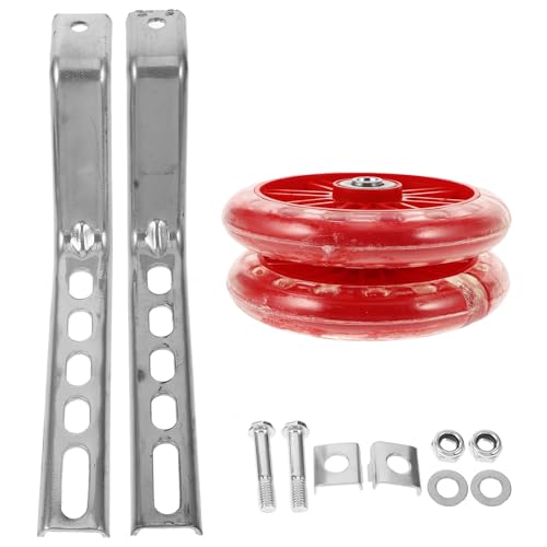 Ruedas de Entrenamiento con Soporte para Bicicleta 12-20 Pulgadas Roja ruedas estabilizadoras para aprender a montar miniatura 1