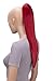 PRETTYSHOP Hairpiece Ponytail Clip on Extension Long hair smooth Heat-Resisting 20"(50cm) red # 3100 H99