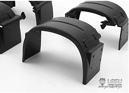 TOUCAN RC HOBBY LESU 1/14 A Set 3Axles Truck Mudguard Tractor Model ABS RC DIY for Tamiya Car