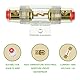 SIGANDG AGU-Sicherungshalter Inline vergoldet mit 2 Stück 100A AGU-Sicherung für Automotive Audio Power Safety Protection (100A)