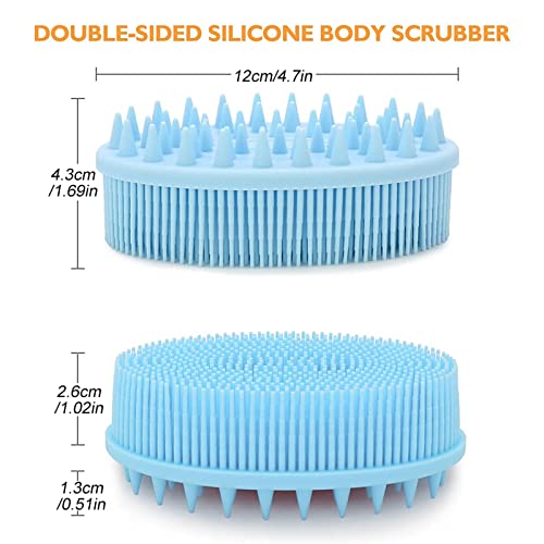 Brosse shampooing silicone bain douche et peigne massage cheveux vert