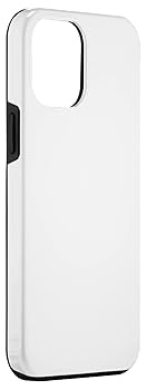 Amazon.com: White Phone Case White Simple Plain Color Men