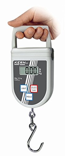 Balanza de colgar [Kern CH 50K50] Práctica y siempre al alcance de la mano, Campo de pesaje [Max]: 50 kg, Lectura [d]: 50 g