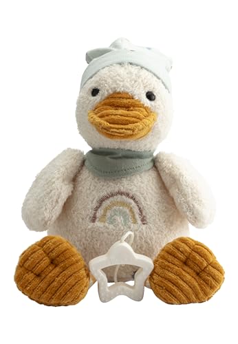 Sterntaler Spieluhr mittel Ente Edda Lou, Kuscheltier mit Einschlafhilfe für Jungen und Mädchen, Melodie Brahms Wiegenlied