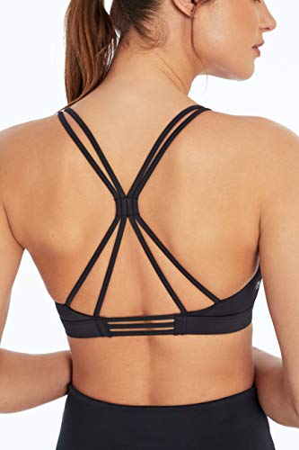 Marika Monica Low Impact Sports Bra, Black, X-Large #TOP2