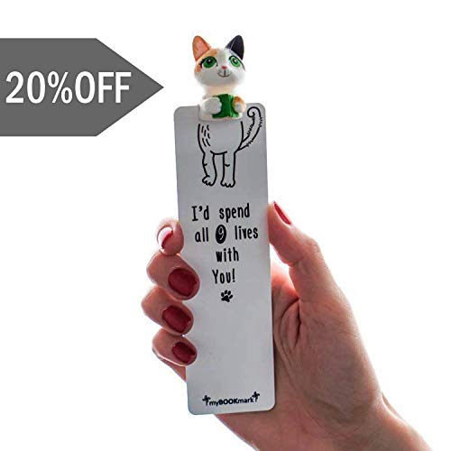 Nerdy Kitty Reader bookmark Mothers Day from BABES collection. MyBookmark Ideal Gift For Everyone. Truly Handmade and Crafted With Love.