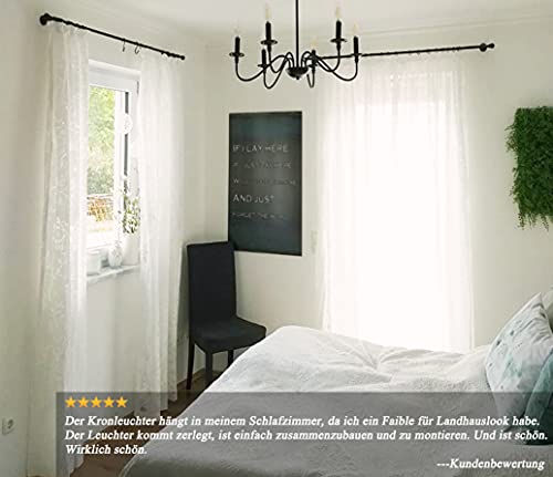 Depuley-Kronleuchter-Schwarz-Metall-Klassischer-Pendelleuchte-LED-6-Flammig-6E14-Vintage-Haengeleuchte-im-Europaeischen-Stil-Deckenlampe-Esstisch-fuer-Bauernhaus-Kueche-Halle-Esszimmer-Wohnzimmer