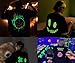 Puff HTV Vinyl Bundle - Glow in The Dark Iron On, Luminous Fluorescent 5 Colors, 3D Heat Transfer Vinyl for Heat Press T Shirt, Size 12 inch X10 inch