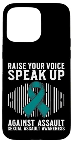 Support Sexual Assault Awareness Gifts Women Teal Ribbon �X�}�z�P�[�X iPhone 15 Pro Max �p