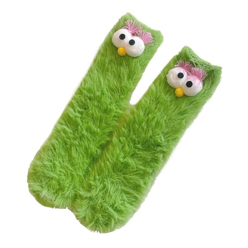 Image of TFTSR Crazy Funny Fuzzy Silly Socks for Kids Women,Girls Fluffy Slipper Novelty Fun Socks,Boy Men Cute Cozy Soft Animal Socks
