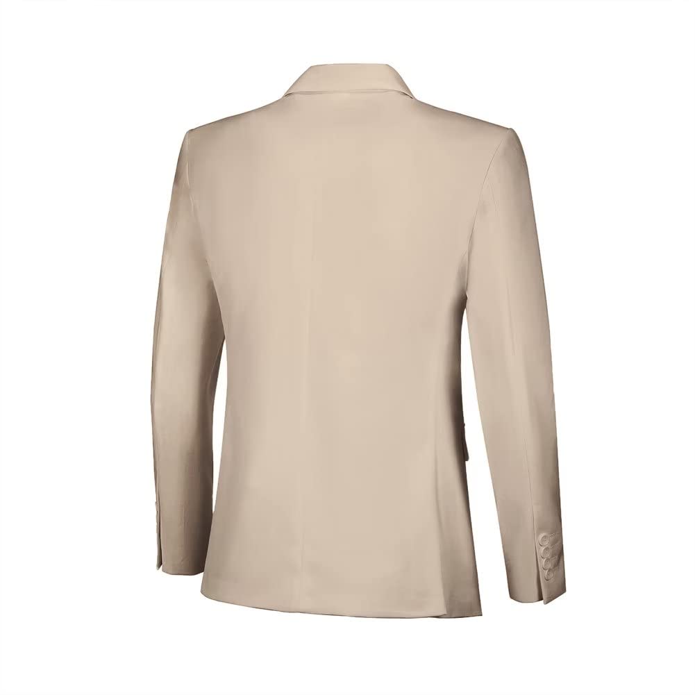 Slim Fit 3-teiliger Anzug für Herren, zwei Knöpfe, Business Hochzeits-Smoking, Anzug-Set, Jacke, Weste, Hose, mit Krawatte