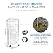 Sheet Pan/Bun Pan Rack Cover (CVRC - All Clear) 23