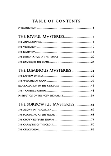 Mysteries Of The Rosary: Joyful, Luminous, Sorrowful And Glorious Mysteries #TOP4
