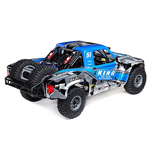 Image of Losi RC Truck 1 /6 Super Baja Rey 2.0 4WD Brushless Desert Truck RTR (Battery and Charger Not Included), King Shocks, LOS05021T2, Blue
