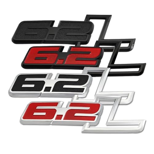 Badge 6,2 L autocollants de voiture 3D pour rassemblements et personnalisation C-1