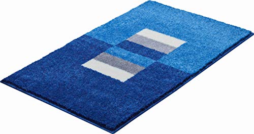 Linea Due bath rug, ultra soft and absorbent, anti slip, CAPRICIO, 60x100 cm, blue