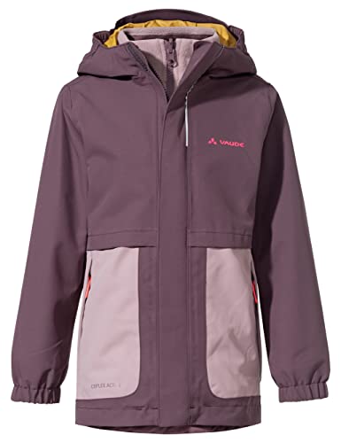VAUDE Kids Campfire 3 en 1-Chaqueta para niña, Morado, 92 para Niñas