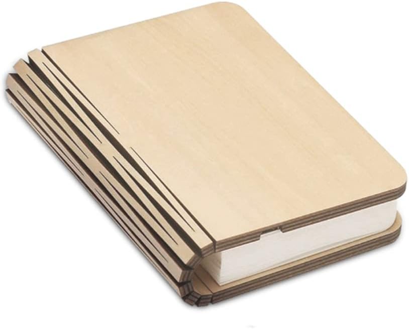 SagaSave Wooden Book Light Folding Night Light Portable Book Lamp USB Rechargeable Desk Light for Mom Women Boys Kids Girls