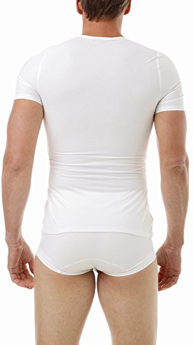 Manshape® MagiCotton Gynecomastia Compression V-Neck T-Shirt - Slimming, Sporting and Support2