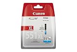 canon xlr conexion Compatibilidad Canon CLI-551XL C Cartucho de tinta original Color Cian para Impresora de Inyeccion de tinta Pixma MX725-MX925-MG5450-MG5550-MG5650-MG6350-MG6450-MG6650-MG7150-MG7550-iP7250-iP8750-iX6850