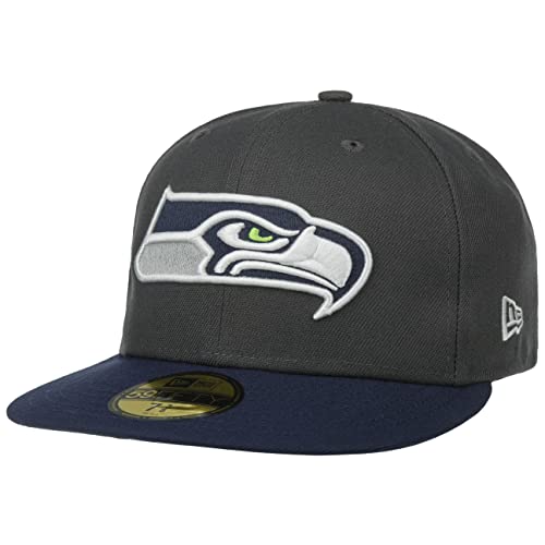 Casquette New Era 59Fifty Seahawks à visière plate rigide et design fermé