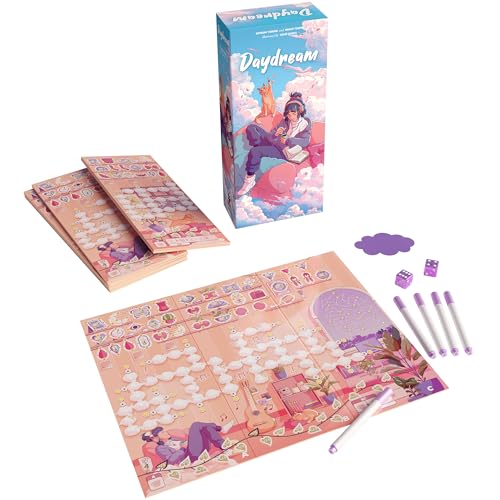 Daydream juego de mesa roll-and-write con tableros plegables miniatura 3