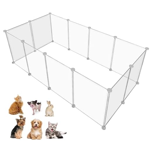 HOMICKER Pet Playpen Portable Small Animals Playpen, Pet Fence Yard Fence for Guinea Pigs, Bunny, Ferrets, Mice, Hamsters, Hedgehogs, Puppies, Turtles
