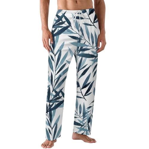 Men Pajama Pants Trouser Lounge Pants Sleepwear with Pockets (S-5XL)