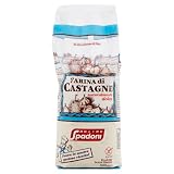 Spadoni Farina di Castagne, Senza Glutine, 500 g per Confezione, 12 Confezioni, Totale 6 kg