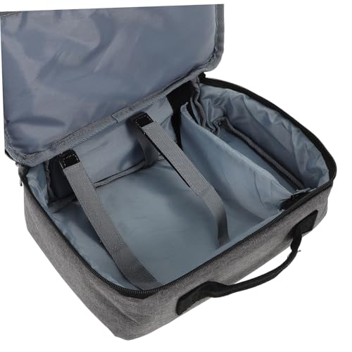 Funda portátil para proyector digital Gatuida, con asa y diseño elegante, para uso en casa, oficina o viaje, protección duradera de tela, almacenamiento versátil de accesorios miniatura 3