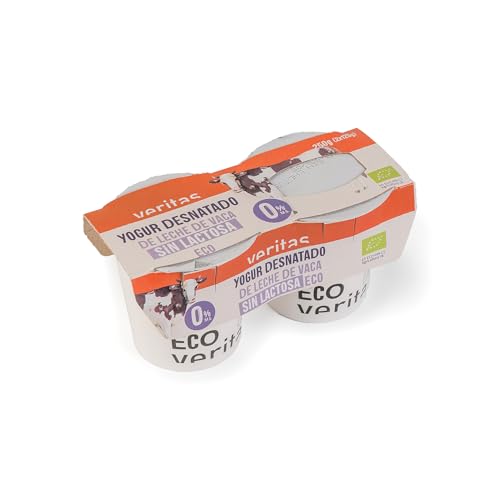 Veritas Yogur Desnatado Sin Lactosa 2x125g ecológico
