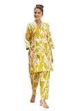 Motif : imprimé Libas Co-Ords 99683H_Moutarde Ensemble en coton mélangé pour femme