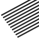 OLYCRAFT 30 Packung 2mm Kohlefaserstäbe 20cm Länge Massive Rundstäbe Hochfeste Kohlefaserstäbe Für Die Reparatur von RC Drohnen Quadrocopter Armen DIY Drachenbau Und Modellflugzeugbau