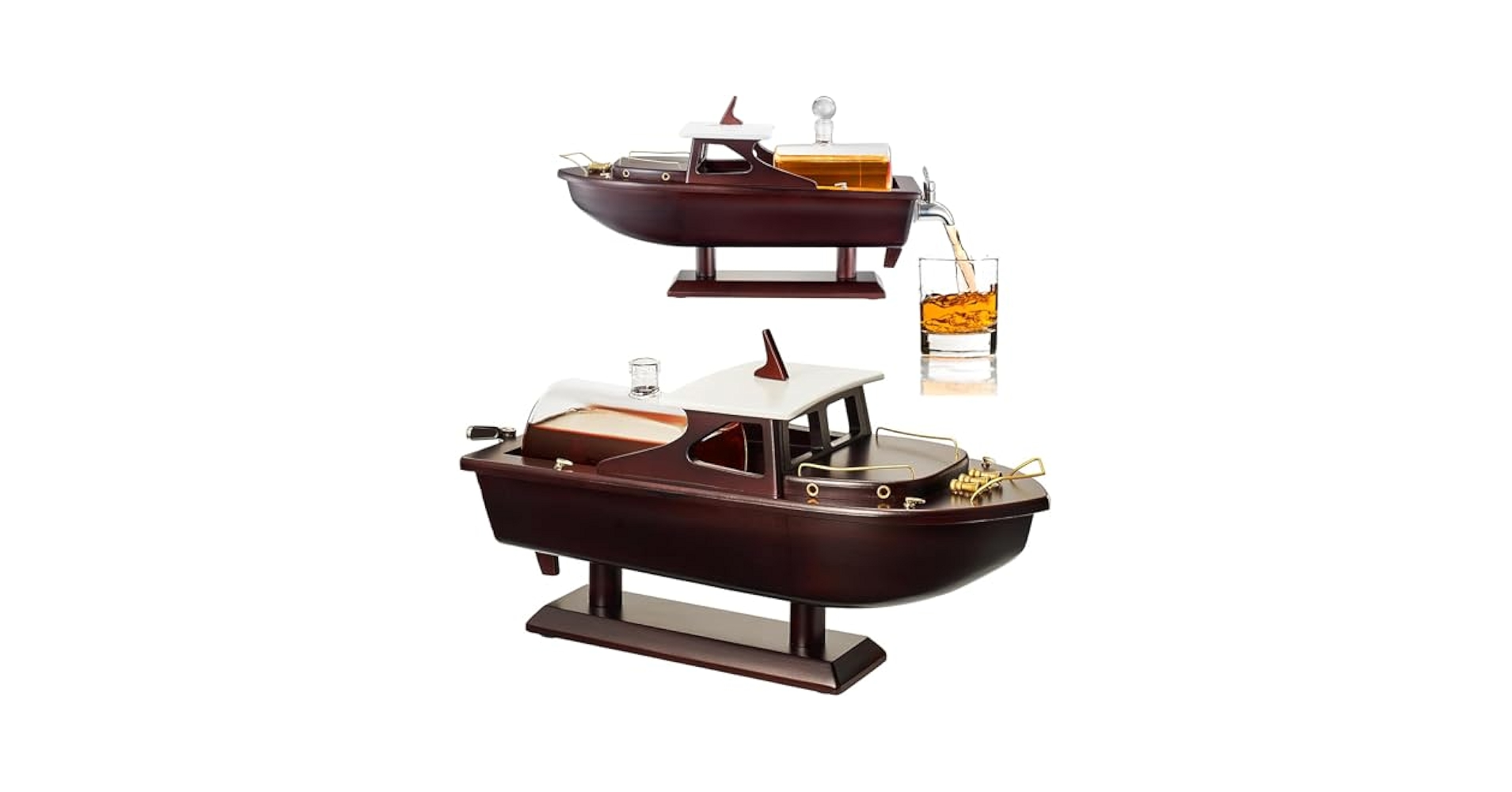 MERCIAN メルシャン　SHIP BOTTLE FINE QUALITY Amazon.com | Boat Ship Whiskey & Wine Decanter Ship Monaco