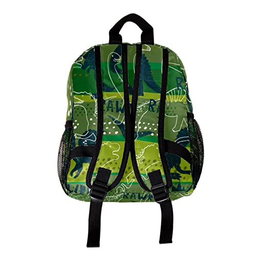 Sac à dos motif cerf élan rayures multicolores 30,5 cm