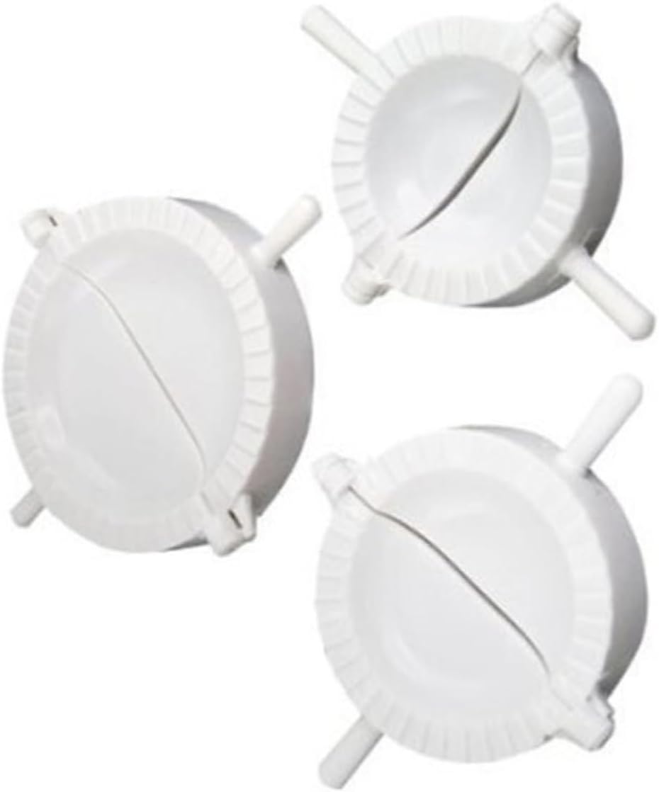 Mikinona 3pcs Dumpling Maker Set Dumpling Moulds Efficient Crimped Design for Seals Dough Press
