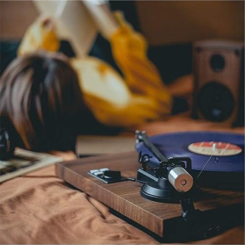 Lecteur Vinyle Vintage, Platine Vinyle avec Haut-parleurs, platines avec 2 Haut-parleurs stéréo, Platine Vinyle à 2 Vitesses, Platine Vinyle Musique, Gramophone en Noyer - Les Beatles, Paul McCartney, John Lennon, RIngo Starr, George Harrison Lecteur Vinyle Vintage, Platine Vinyle avec Haut-parleurs, platines avec 2 Haut-parleurs stéréo, Platine Vinyle à 2 Vitesses, Platine Vinyle Musique, Gramophone en Noyer – Image 5