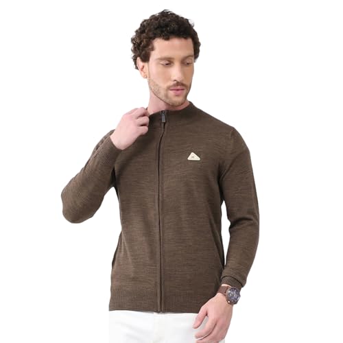 Image of Monte Carlo Men Regular Fit Full Sleeve Solid T Neck Winter Pullover (Pack of 1)