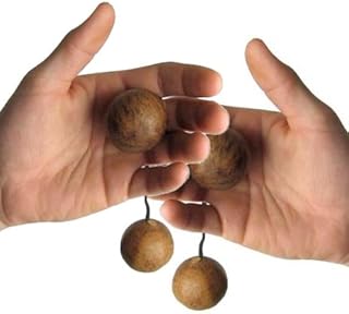 Matching Pair (2) of African Aslatua Kashaka, Authentic seed pod shakers (Medium: 1.75