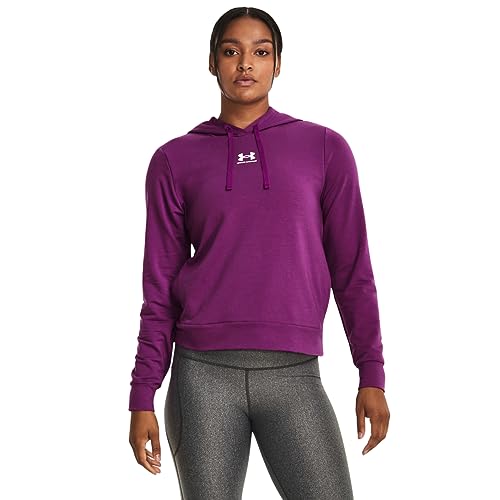 Sweat à capuche Rival Terry Under Armour femme idéal pour le sport et quotidien